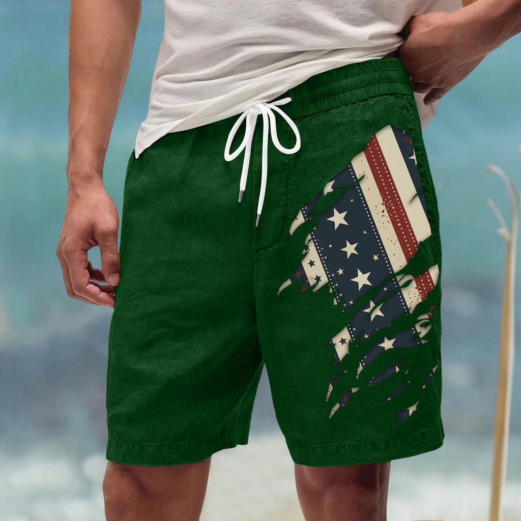Pantalones Deportivos Holgados Casuales de Verano para Hombre Pantalones Cortos de Playa Grandes