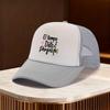 Gods Timing Is Perfect Spanish Phrase Trucker Hat Polyester Mesh Adjustable Casual Baseball Cap Gift