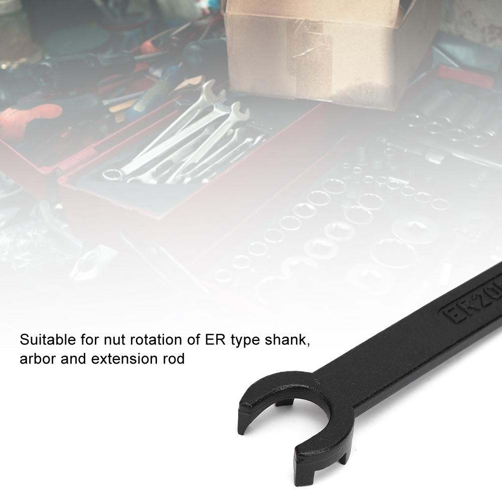 ER M Type Clamping Nut Wrench High Carbon Steel CNC Collet Chuck Wrench Spanner(ER20 UM )
