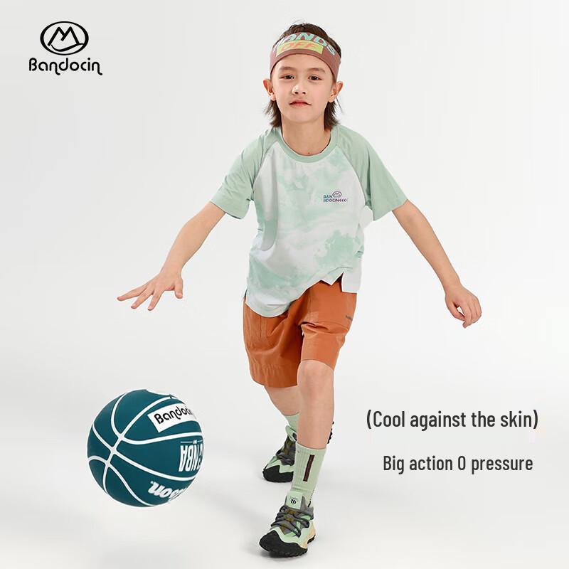 Bandu Xian Boy's 2025 Summer Quick-Dry Short Sleeve T-Shirt