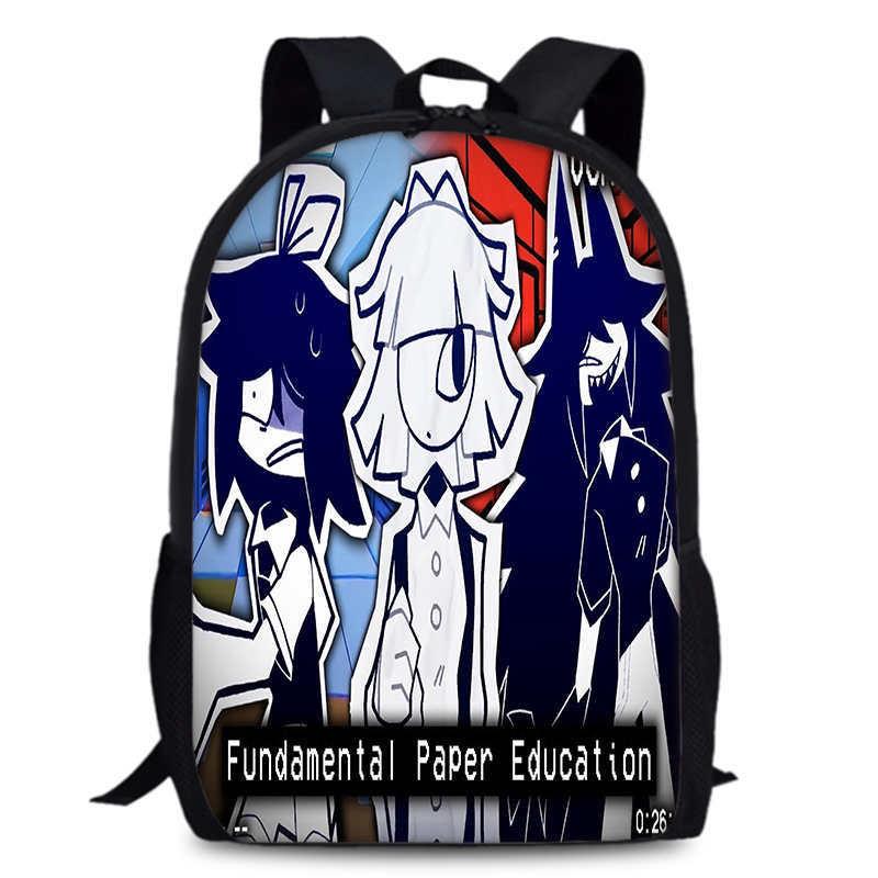 Durable Oxford Fabric School Backpack Unisex Miss Circle Cross-border Trendy Design