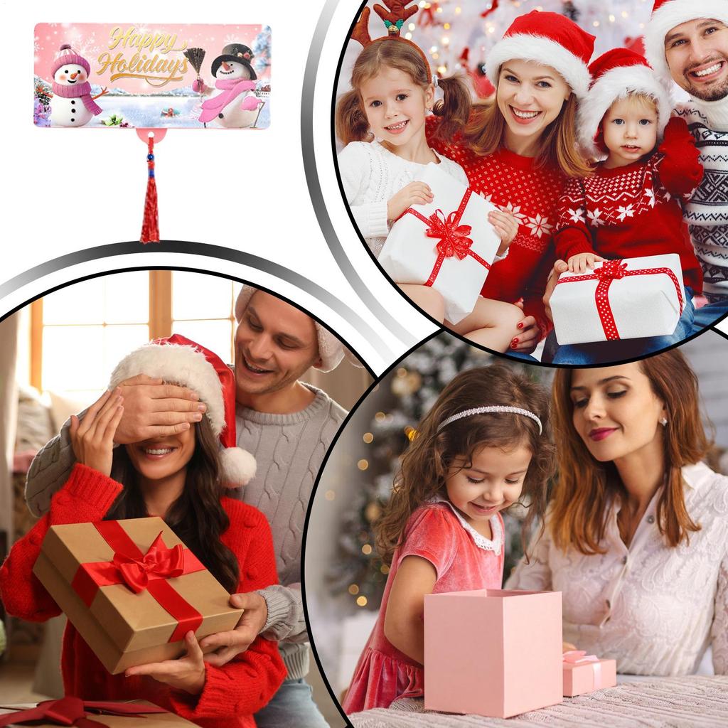 Christmas Envelopes 10 Slots Storage Box Christmas Cash Card For Neighbor Children Adults Friends Teachers Students Father