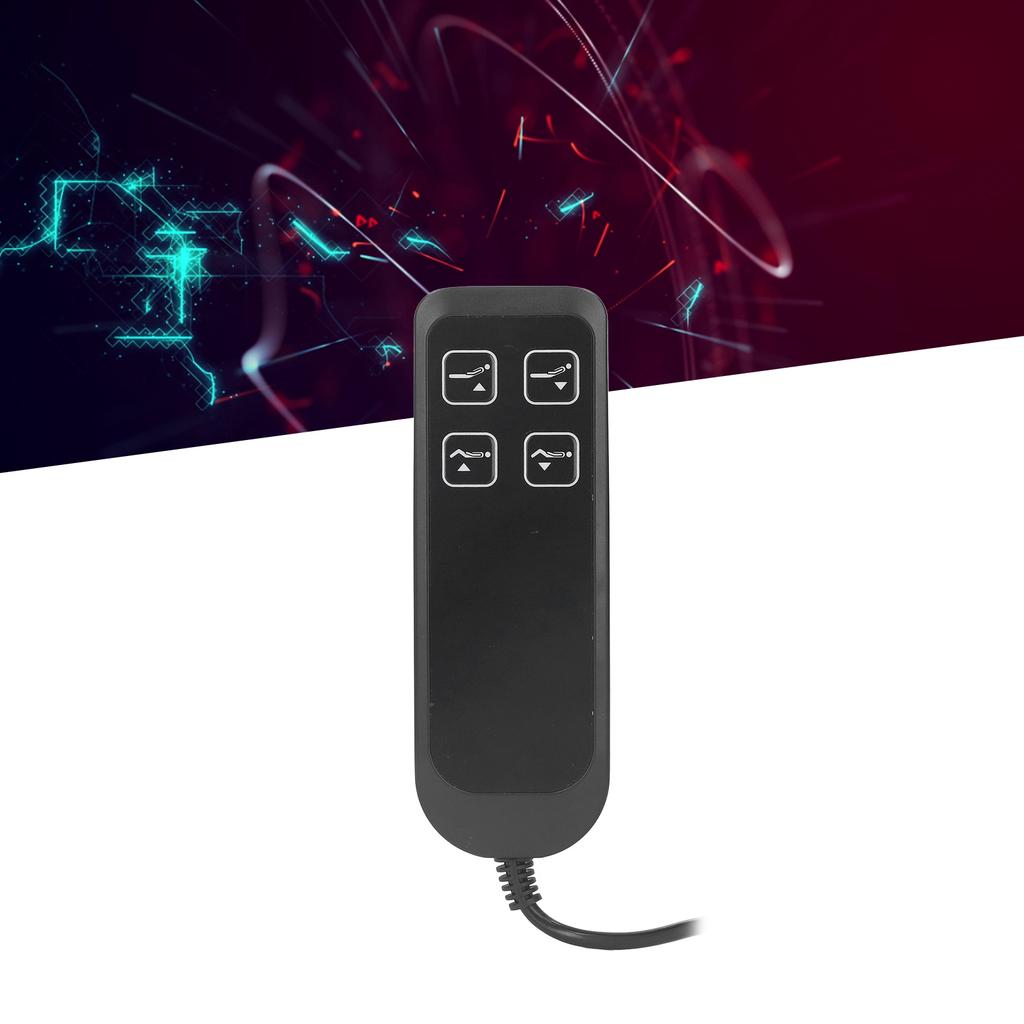ZK30 Black Electric Power Recliner Switch Simple Operation Electric Sofa Controller 4 Button 5 Pin for Home Office