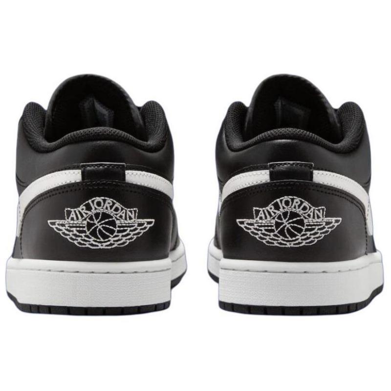Scarpe da basket retro Air Jordan 1 Low Orca da uomo a taglio basso nere 553558-043