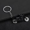 Keychain Pendant Motorcycle Design Zinc Alloy Key Chain with Metal Chain Buckle Lightweight Key Holder Backpack Car Accessory