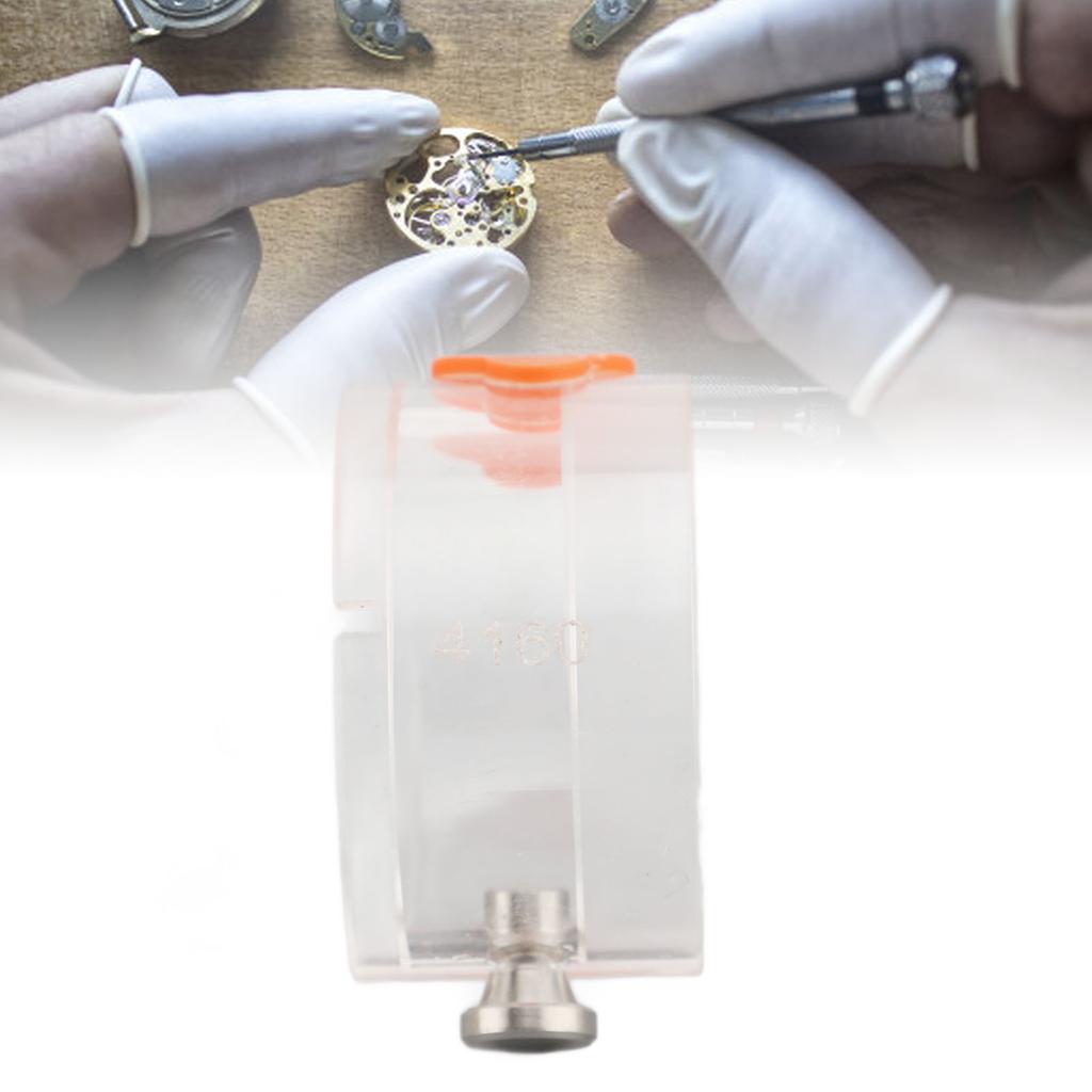 Watch Movement Holder Fixture Workstand Double Sided Watch Movement Clamp Holder for Watchmaker