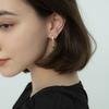 Geometric Square Earrings Hoop Earrings Rectangular Lock Buckle Pierced Ear Fashionable Jewelry Accessories Delicate Wear Ear For Party