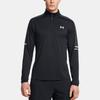 Under Armour Tech Brand Logo 1/4 Zip Training Long Sleeve Hoodie Men Hoodies Black 1385977-002