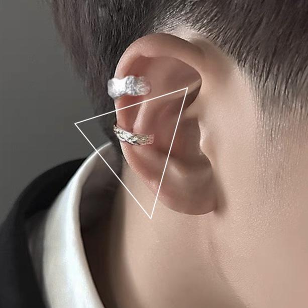Painless Men's Ear Cuff: Vintage Chic, Niche Design, No Piercing Required