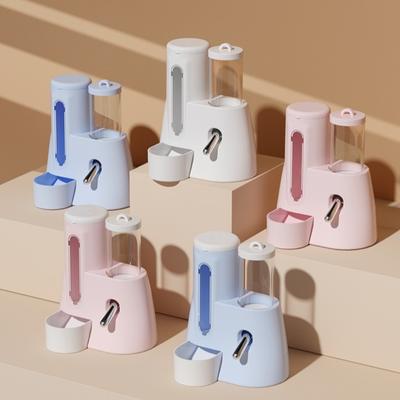Met Standaard Houder Hamster Waterbak Plastic Huisdier Voerbak Nieuwe Waterfles voor Kleine Dieren