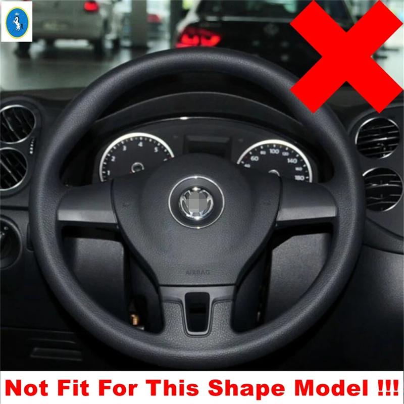 Voor VW Tiguan MK1 2008 2009 2010 2011 2012 2013 2014 2015 ABS Auto Styling Stuurwiel Bodemframe ABS Accessoires Afdekking Sierlijst