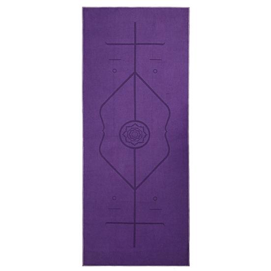Yoga Towel Perfect Thickness Non-slip Exquisite Seaming Anti-pilling Extra Long Line Position Quick