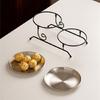 Practical Detachable Dessert Stand for Parties Detachable Fruit Serving Holder Metal Wedding Cake Display Plate