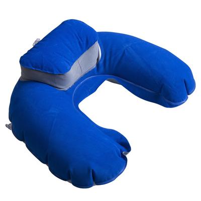 1pcs Foldable U-shaped Neck Support Pillow Inflatable Cushion Travel Neck Pillow