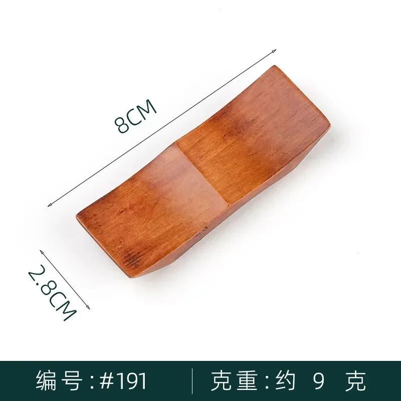 Wooden Chopsticks Rest Fish Leaf Shaped Spoon Fork Rack Japanese Sushi Chopsticks Holder Chinese Food Tableware Kitchen Supplies