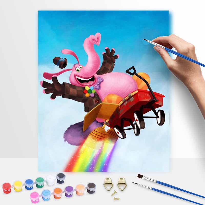 Disney Bing Bong Inside Out Oil Painting Kit Wall Art Home Decor Gift 20x30cm