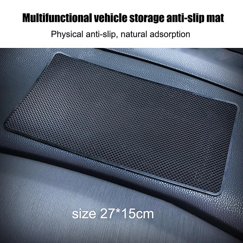 Car Dashboard Sticky Anti-Slip Mat Car Styling Interior Car Non Slip Mat Heat Resistant Car Dashboard Phone Sunglasses Holder