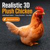 30cm Size Animal Body Pillow Plush Material Chicken Pillow Animal Cushion Doll Toys  For Men