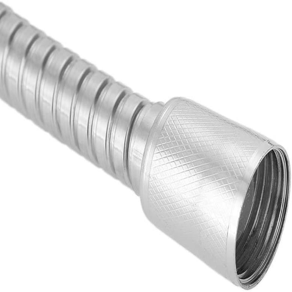2 Pack Chrome Finish Shower Hose Replacement 150cm Flexible Shower Hose  Bathing