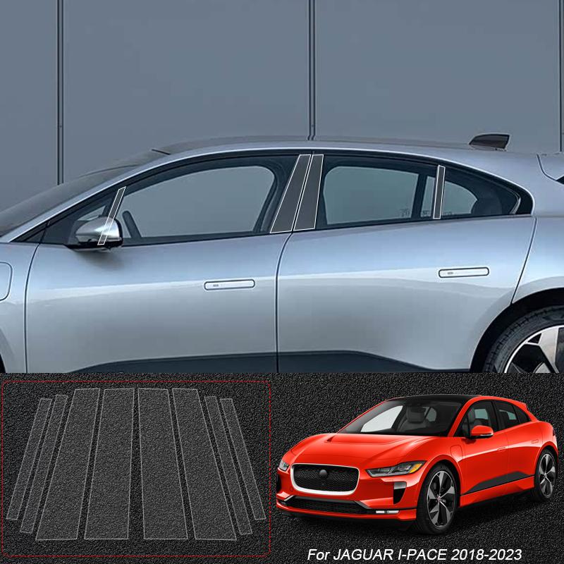 B-Säule TPU Auto Schutzfolie für JAGUAR F-PACE I-PACE XE XF XJ E-PACE 2010-2026 Auto Fenster Karosserie Lack Aufkleber Zubehör