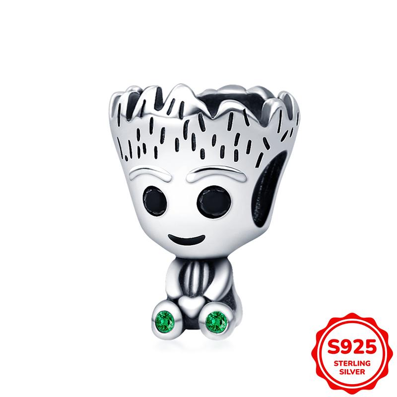 Marvel Spider-Man Und Captain Americas Schild Anhänger Charm Perle Passend für 3mm Armband Halskette Damen Anhänger Luxus DIY Schmuck Geschenk