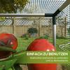 Plant Protection Net, Vegetable Protection, Zipper Door, Steel Frame, 125x125x62.5 cm, Green/Silver