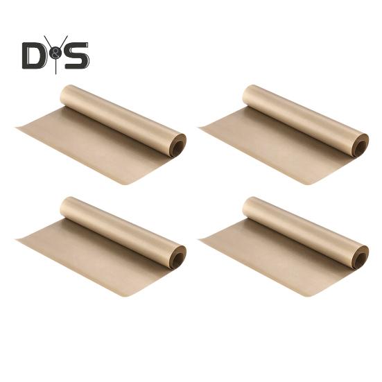 

Коврик для нижней полки духовки, термостойкий, многоразовый, большой, антипригарный, защитный коврик для нижней полки газовой плиты L 4pcs кофейный