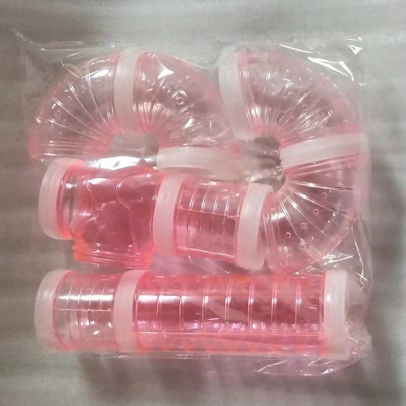 Hamster Plastic Tube DIY External Bathroom Maze Tunnel Small Pet Toy 5.5CM for Golden Hamsters