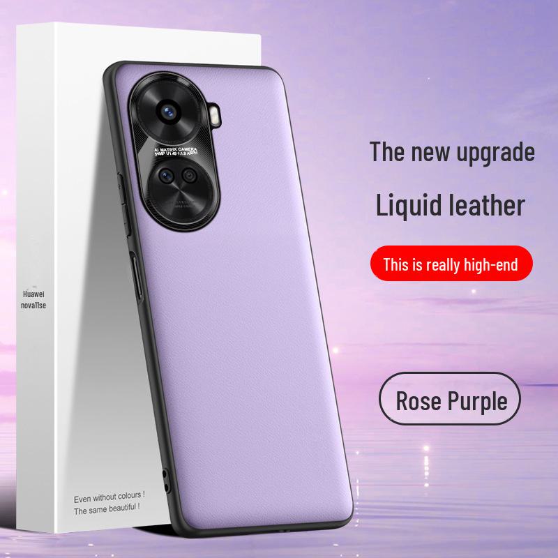 Huawei nova11se Liquid Leather Anti-Fall-Schutzhülle – Einzelversand möglich.