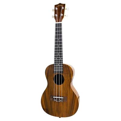 S.Yairi Yairi Ukulele, Concert Size, Koa Wood, Geared Tuners, YU-C-01K (Gig Bag Included)