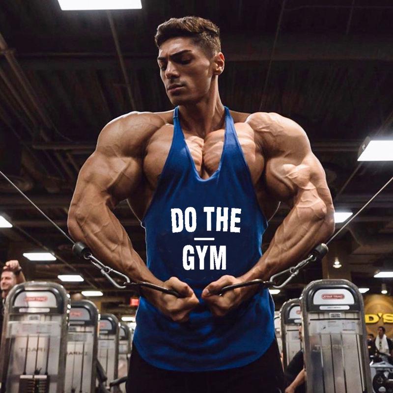 Men's European American Fitness Y-Back Sleeveless Training Vest
