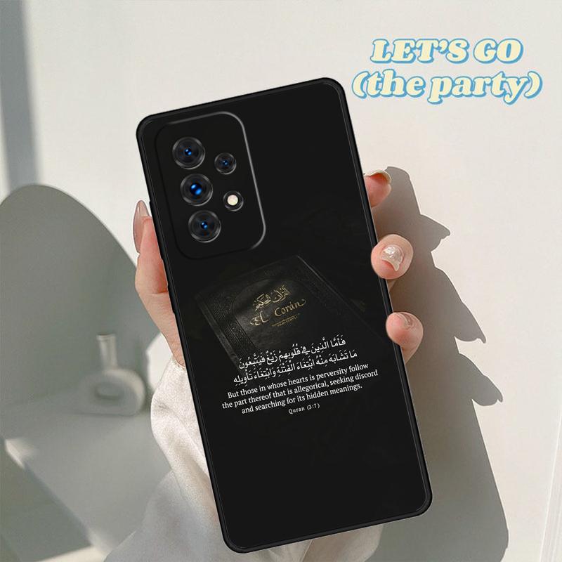 Muslim Surah Ikhlas Islamic Quotes Phone Case For Samsung A42 A31 A40 A51 A71 A32 A80 A91 A52 A72 A20 A21S A50 A70 A11 A12 Cover