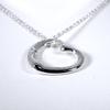 [Used] TIFFANY/Tiffany 925 Open Heart Pendant/Necklace/j8-8