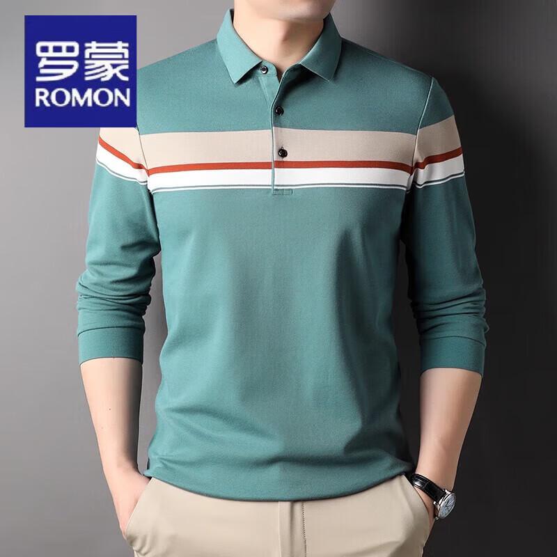 

Luomen Men s Striped Mercerized Cotton Polo Shirt XL