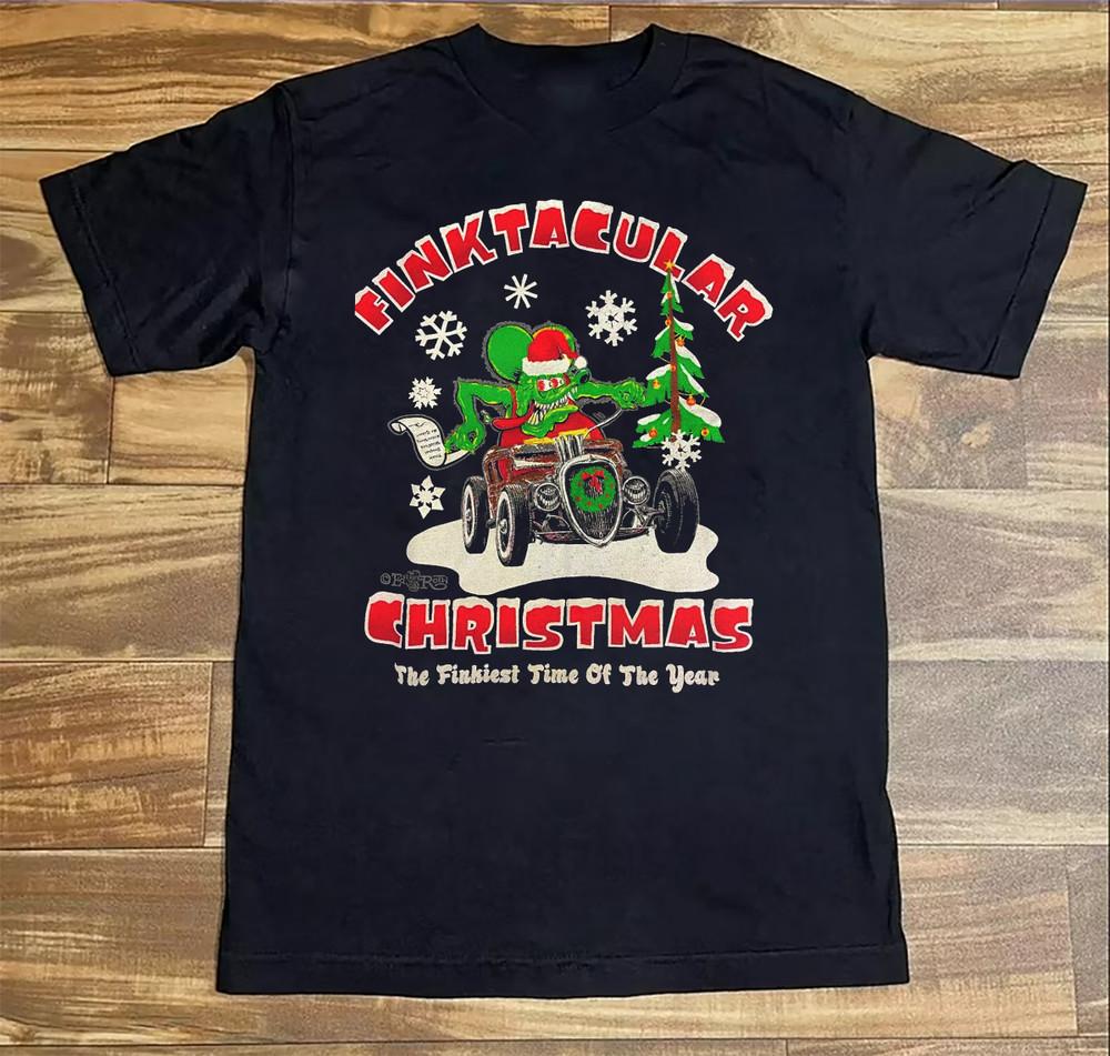 Collection Ed Roth Rat Fink Merry Christmas T Shirt All Size S to 5XL AR1502 Unisex T-Shirt L