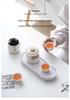 Portable Ceramic Travel Tea Set: One Pot, Three Cups, Custom Logo Option