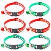 Pet Collar with Bell - Dog Chain Cat Necklace, Christmas Tree Print Pet Jewelry for Small Dogs & Cats