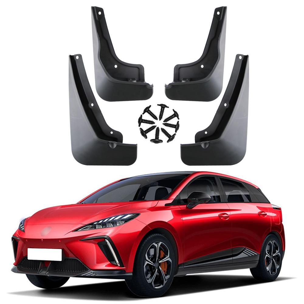 4pcs Mud Flaps for MG 4 MG4 EV Mulan Hatchback 2022 - 2025 Splash Guard Mudguards MudFlaps Front Rear Fender 4pcs Car Accessories