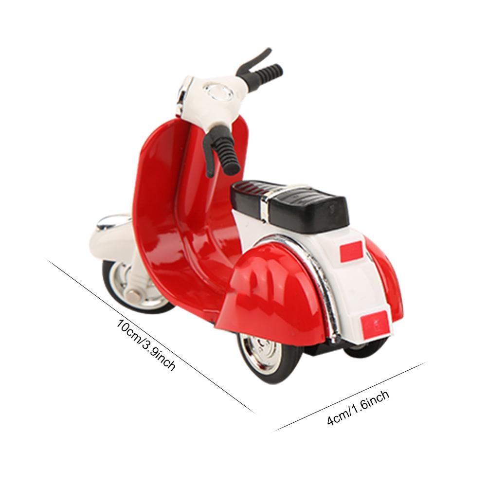 3pcs Alloy Women Motorbike Model Highly Simulation Children Pull Back Vehicles Toy