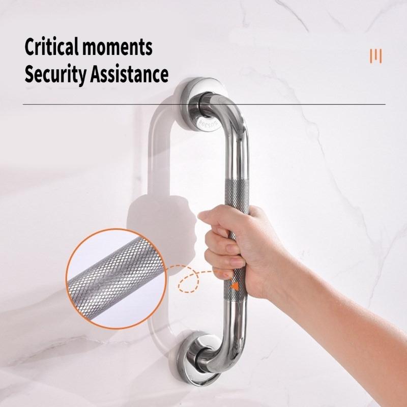 Bathroom Safety Handles Not Slip Shower Assistance Home Cares Aid Rails Bathroom Support Qucik Installation for Elderly