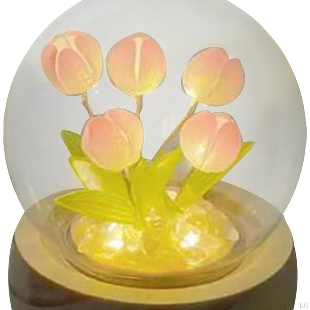 Handmade DIY Night Lamp Simulation Flower Light for Decoration