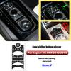 Black Epoxy Button Sticker for Jaguar XF X250 XK XKR XJ XJL Car Interior Refinishing Trim Cover for Dashboard Center Console