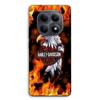 Phone Case - MANIACASE - Xiaomi Redmi Note 15 5G - TPU Silicone - Harley Davidson Eagle Fire - Black