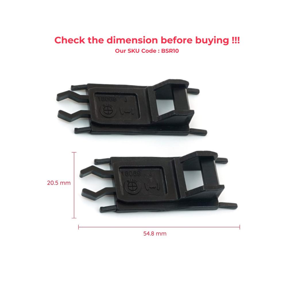 ESR10 2 Pieces Sunroof Sliding Rail Lift Lever Hinge Bracket Clips for BMW E36 E38 E46 E39 X5 E53 54128202295 54128202296