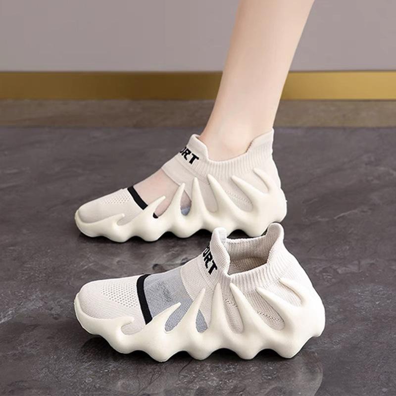 New summer coconut shoes sneakers fly-woven breathable casual octopus shoes