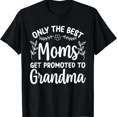 Arte de Vovó Para Mulheres Mãe Promovida a Avó Camiseta de Avó