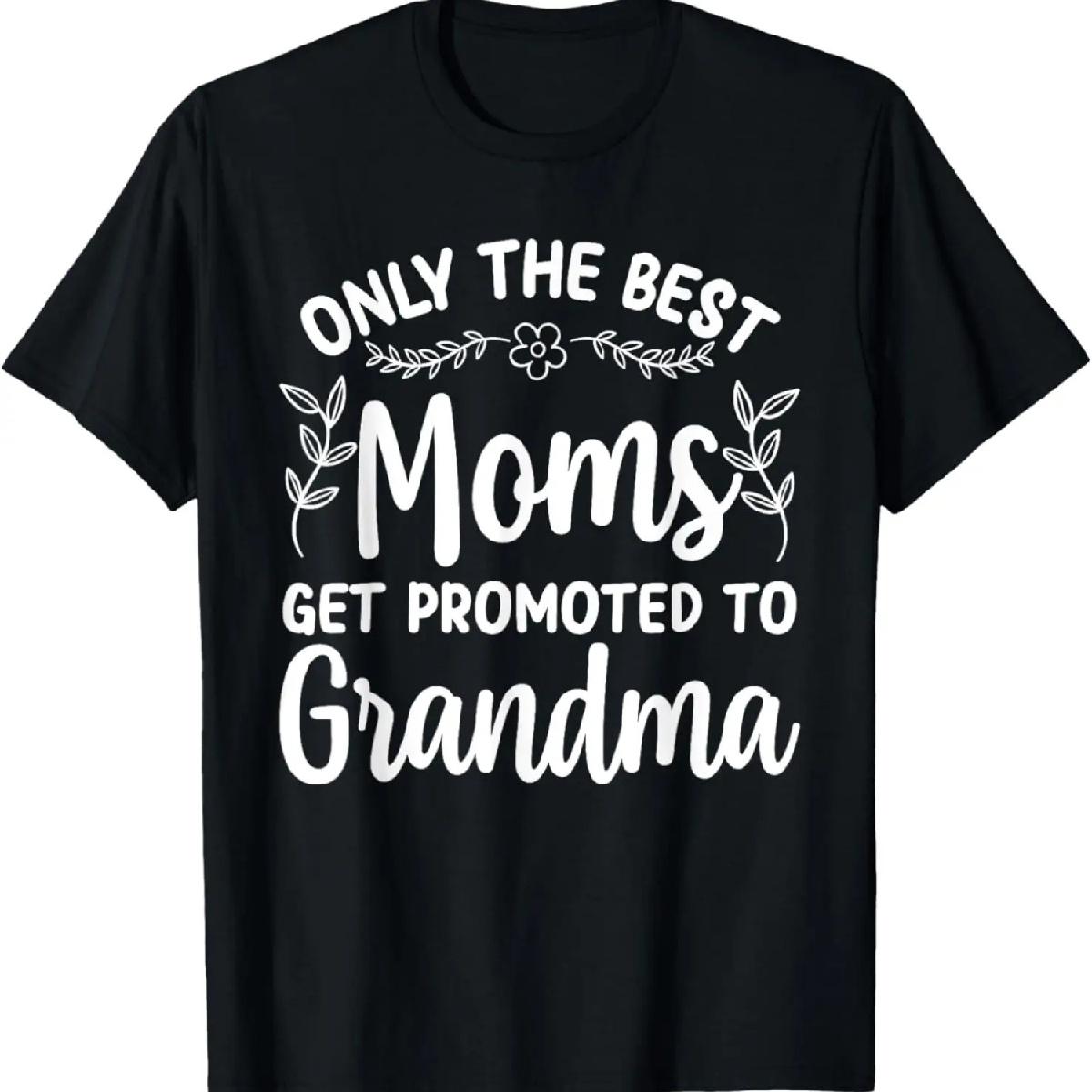 

Бабушка Искусство Для Женщин Мама Повышена До Бабушки Футболка Бабушки XXXXXL чёрный