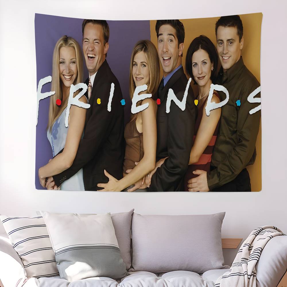Classic Sitcom Series F-Friends Colorful Tapestry Wall Hanging Bohemian Wall Tapestries Mandala Wall Hanging Sheets