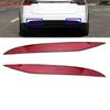 Y4UA 1Pair Car Marker Lights Lens Trim for 2016-2026 Rear Bumpers Reflector 1034342-00-C 1034343-00-C