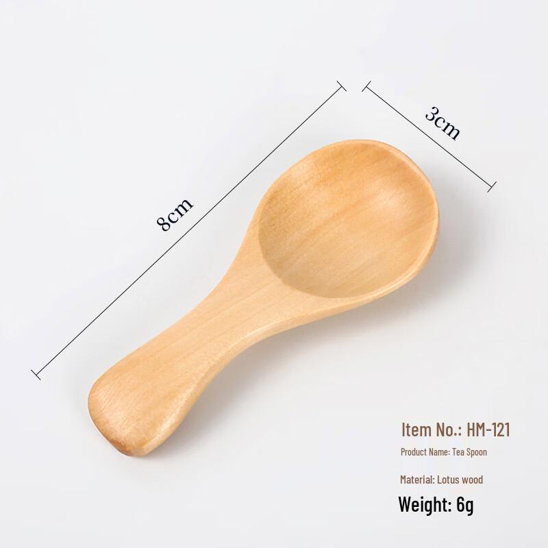 Hemu Wood Mini Tea Spoon Set